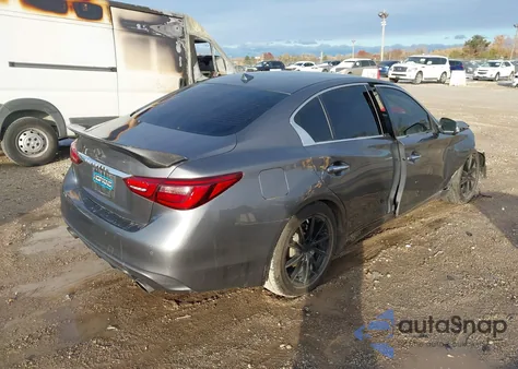 2018 Infiniti Q50 3.0T Luxe from USA, damaged, VIN JN1EV7AP6JM590696